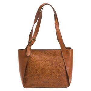 WILD WEST Leather Winged Front Panel Tote